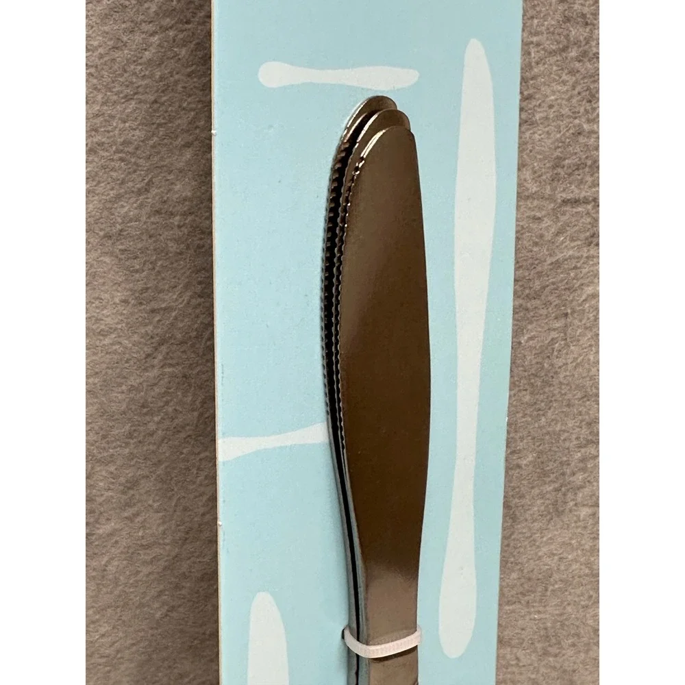 Gibson Tustin Dinner Knives Set of 12 Silver NWT Stainless‎ Steel 3 Piece Set